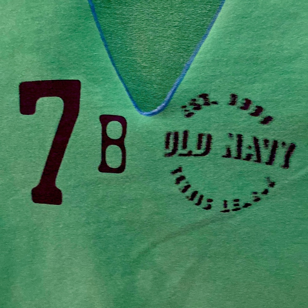 Old Navy, Women’s S Graphic Tank top w split V-neck Green, muscle shirt?